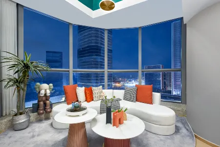 Boke XinZhu Boutique Apartment Отели рядом с достопримечательностью «Guangzhou Vocational College of Technology & Business»