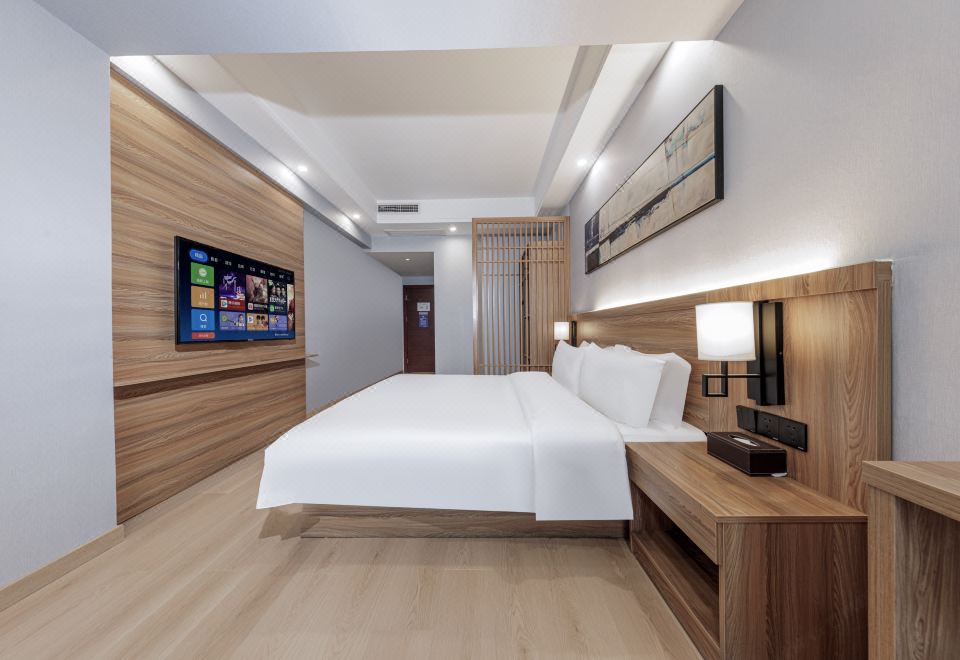 위에 칭쥐 호텔 주변의 도시 야경