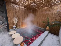 Moganshan Pinellia  hot spring  holiday beautiful night - balneario