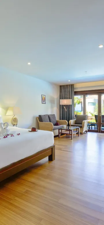ห้องดีลักซ์ พร้อมทางลงสระว่ายน้ำ – ผู้ใหญ่เท่านั้น