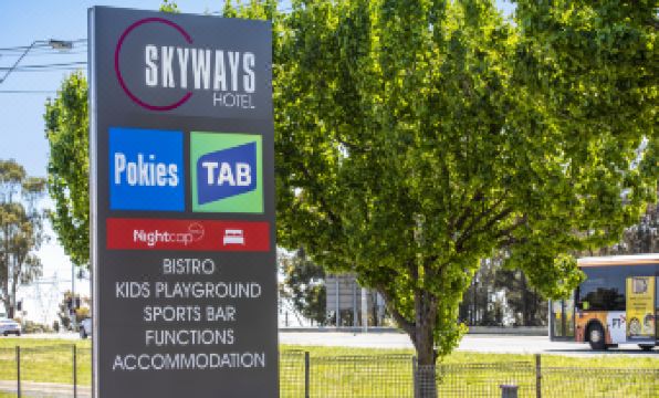 Nightcap at Skyways Hotel