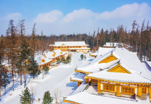 长白山观岳民俗酒店外景图