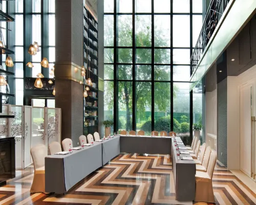 The Mulian Hotel of Hangzhou Future Sci-Tech City Geschäftseinrichtungen Photos