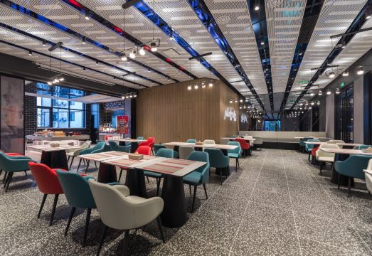 호텔 조식 전경