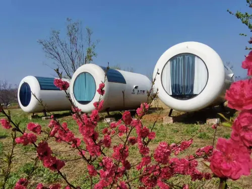 Chanyuan Rose Capsule Hotel Camping Base - Wifi