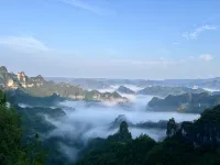 Shibing Cliffscape · Villa: Mountain-Encircling Viewing Nebula Cabin Hotels in Shibing