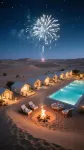 The desert camping hotel of the proprietress of Shapotou, Zhongwei - 주차장