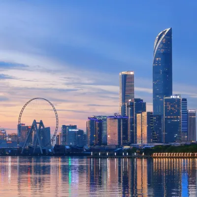 Suzhou Tianxi Administration Hotel Apartment (Jinjihu Expo Center) Отели рядом с достопримечательностью «Книжный магазин Eslite»