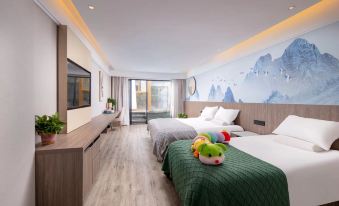 Floral Lux Hotel·Mangu Manxin hot spring homestay in Nanjing