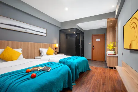 Jingman Light Luxury Hotel (Shangqiu Experimental Middle School High-speed Railway Station) Отели в г. Шанцю