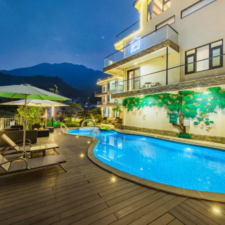 Jiuqi·firefly Wang Nanyu·Starry Sky Pool·Linxi Holiday Courtyard