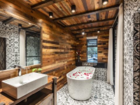 西塘梵豫客栈 - 斜阳临河阳台复式大床房