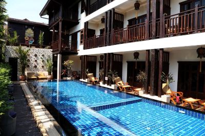 デラックスダブルルーム(プール直結) ヴィアン ターペー リゾートの写真