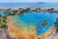 沐雲海度假公寓（陽江海陵島敏捷黃金海岸店） - 沙灘