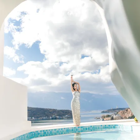 Dali Santorini Guyue Xareidu Sea View Resort Hotel