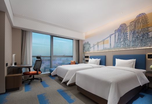 인촨 시내 호텔 객실 인테리어