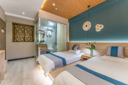 Shiguang Courtyard Waterscape Inn Отели рядом с достопримечательностью «Zaozhuang Technician College Tai'erzhuang Branch»