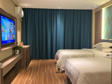 Fenhe Valley Beauty Hotel Отели рядом со станцией Luohe West Railway Station