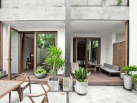 绵阳湖畔别院酒店 - 居室见林双卧套房