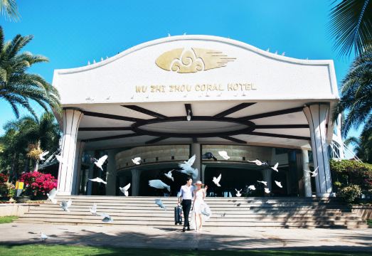 싼야 호텔 풍경