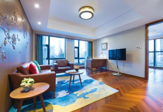 상하이 야경 뷰