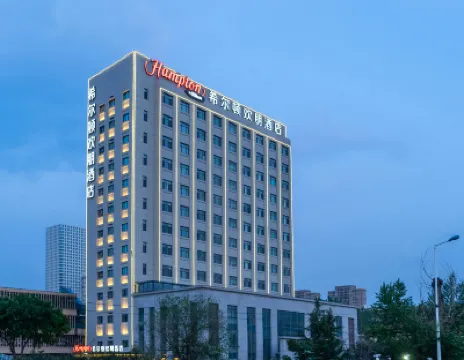 天津奧體中心解放南路希爾頓歡朋飯店 天津灣公園附近的飯店