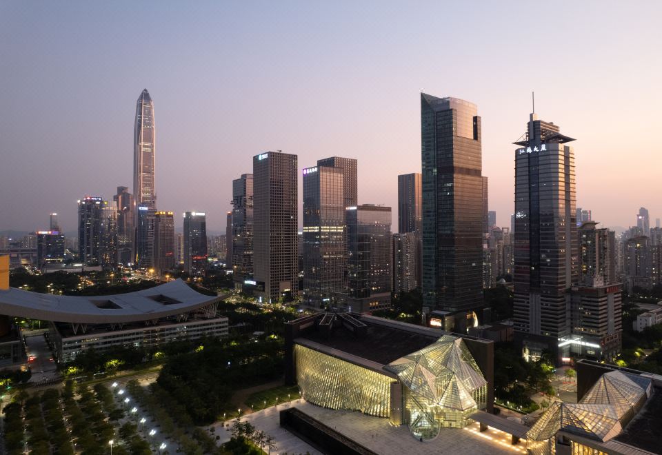 선전 호텔 객실 내부