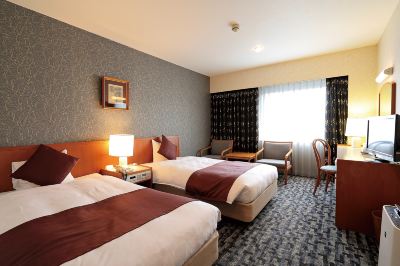 スタンダードツインルーム 山形グランドホテルの写真