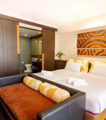 วิวสระน้ำมีสไตล์