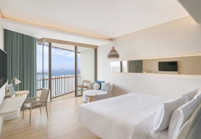 デラックスオーシャンビュールーム(キング) ヒルトン パタヤの写真