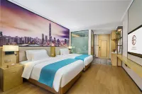 深圳長寶國際酒店（福田口岸保税區店） 鄰近落地窗夜景的酒店