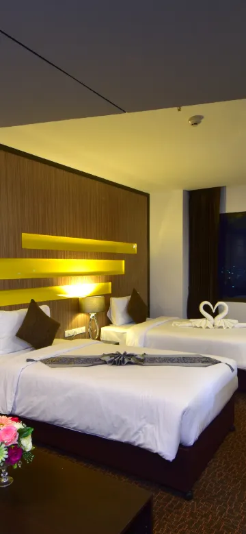 ห้องดีลักซ์เตียงแฝด(siam)