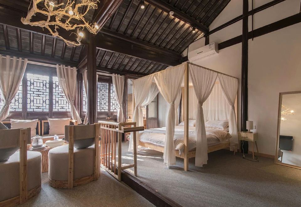 [Suzhou Hua Mansion의 전통적인 느낌이 살아있는 공간]