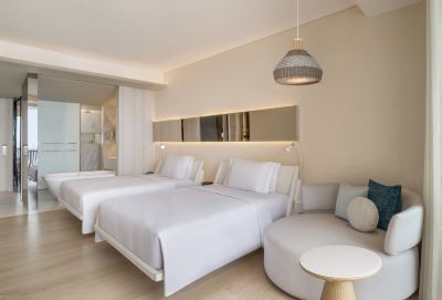 デラックスオーシャンビューツインルーム ヒルトン パタヤの写真