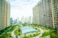 GreenTree Inn Lu'an Huoqiu County Guangming Avenue Jincheng International Plaza Express Hotel - Parkplatz