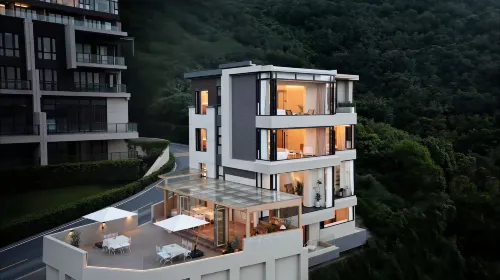 Nan'ao Anji · Lan Hai Vacation Apartment (Qing'ao Bay) - 주차장
