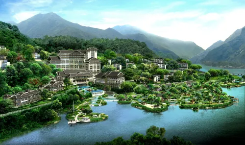 Fuzhou Guian Xishan Hot Spring Resort - parking