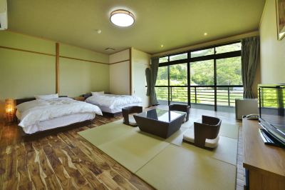 【枕草子】和洋ベッドルーム<禁煙> 12畳 バス付 旅館 清少納言の写真