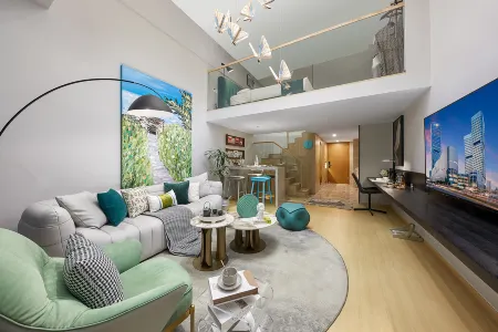 Boke XinZhu Boutique Apartment Отели рядом с достопримечательностью «Guangzhou Vocational College of Technology & Business»