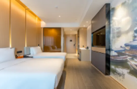 蘇州大学城越溪地下鉄駅アトゥールホテル 蘇州建設交通高職-体育館周辺のホテル