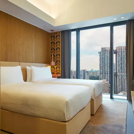 Oasia Hotel Downtown, Singapore by Far East Hospitality Отели рядом с достопримечательностью «Смотровая площадка Sands SkyPark»