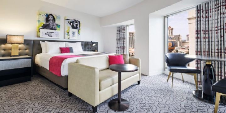 ウルトラリゾートビスタキングサイズベッドルーム 禁煙 プラネット ハリウッド リゾート&カジノの写真