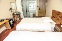 Terraced fields, hotels