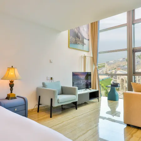 Ocean View loft Hotel Donggang International Mansion (Venice Watertown Branch, Dalian)