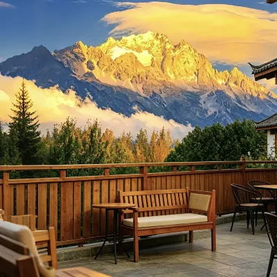 Township Qiyuan Relax·Lanshan Unique Snow Mountain Panoramic Star Hotels near Snow Mountain Canyon Park