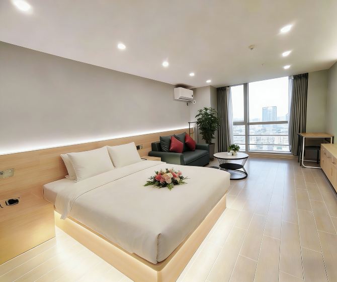 Urban Yijia Apartment (Guangxi Sports Center Qingge Road Subway Station)