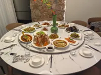 Zhoushan Putuo Zizaixin Seaview Chinese Inn - ห้องครัว