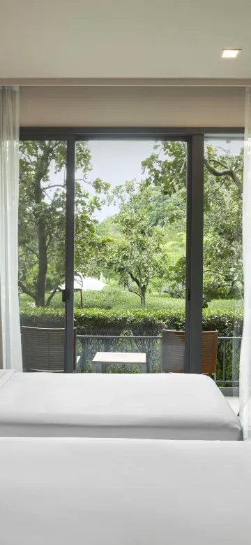 ห้องสุพีเรียเตียงแฝดพร้อมวิวสวน