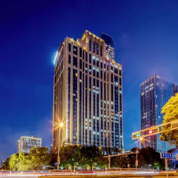 蘇州金雞湖博覽中心瑞貝庭公寓酒店 鄰近时代广场的酒店