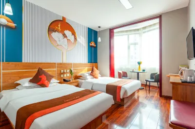 JUN Hotel (Taiyuan Liuxiang Business Railway Station West Square Subway Station Branch) Hotel di Taiyuan